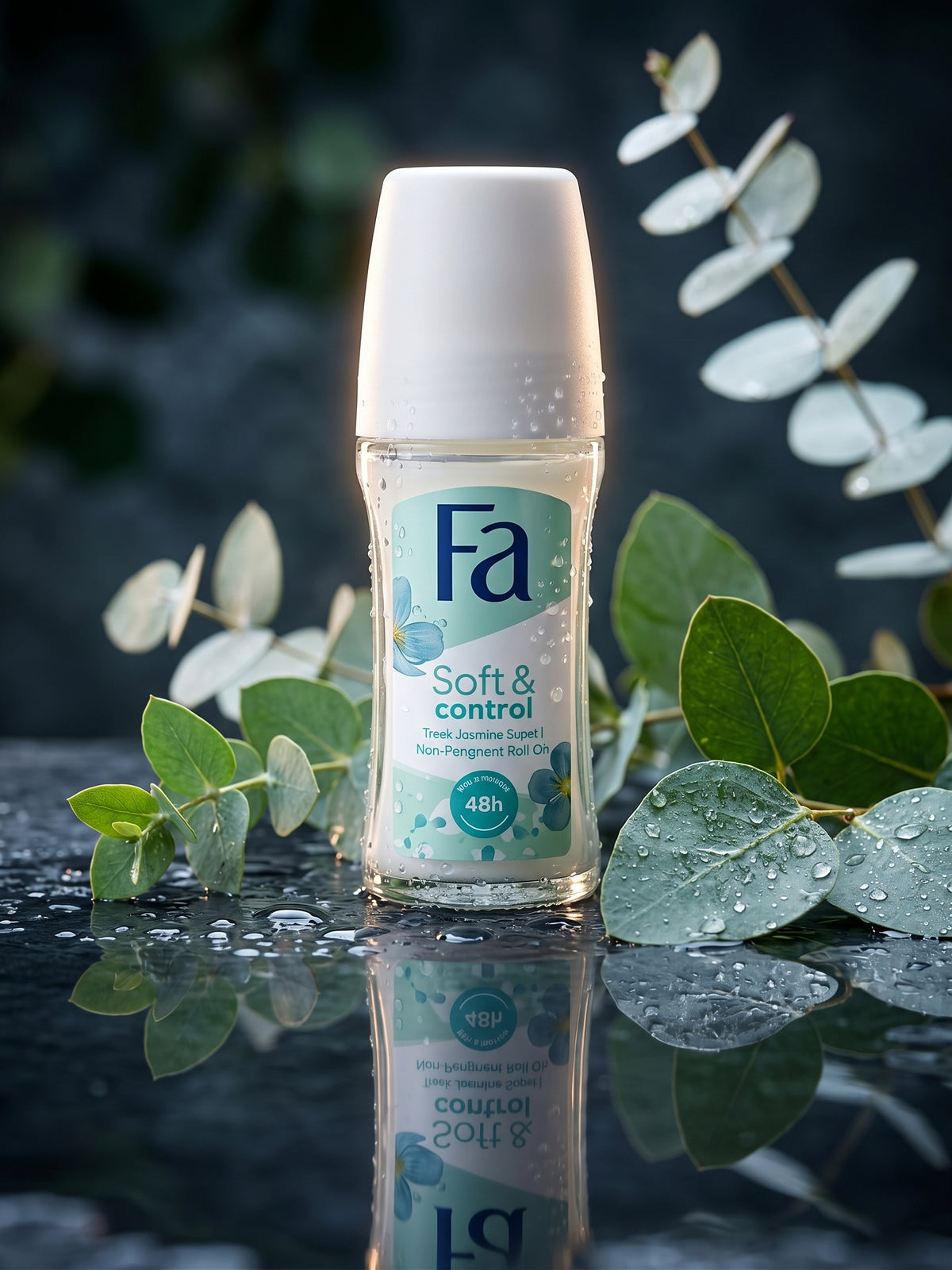 Fa Soft & Control: 48H Botanical Performance Infographic