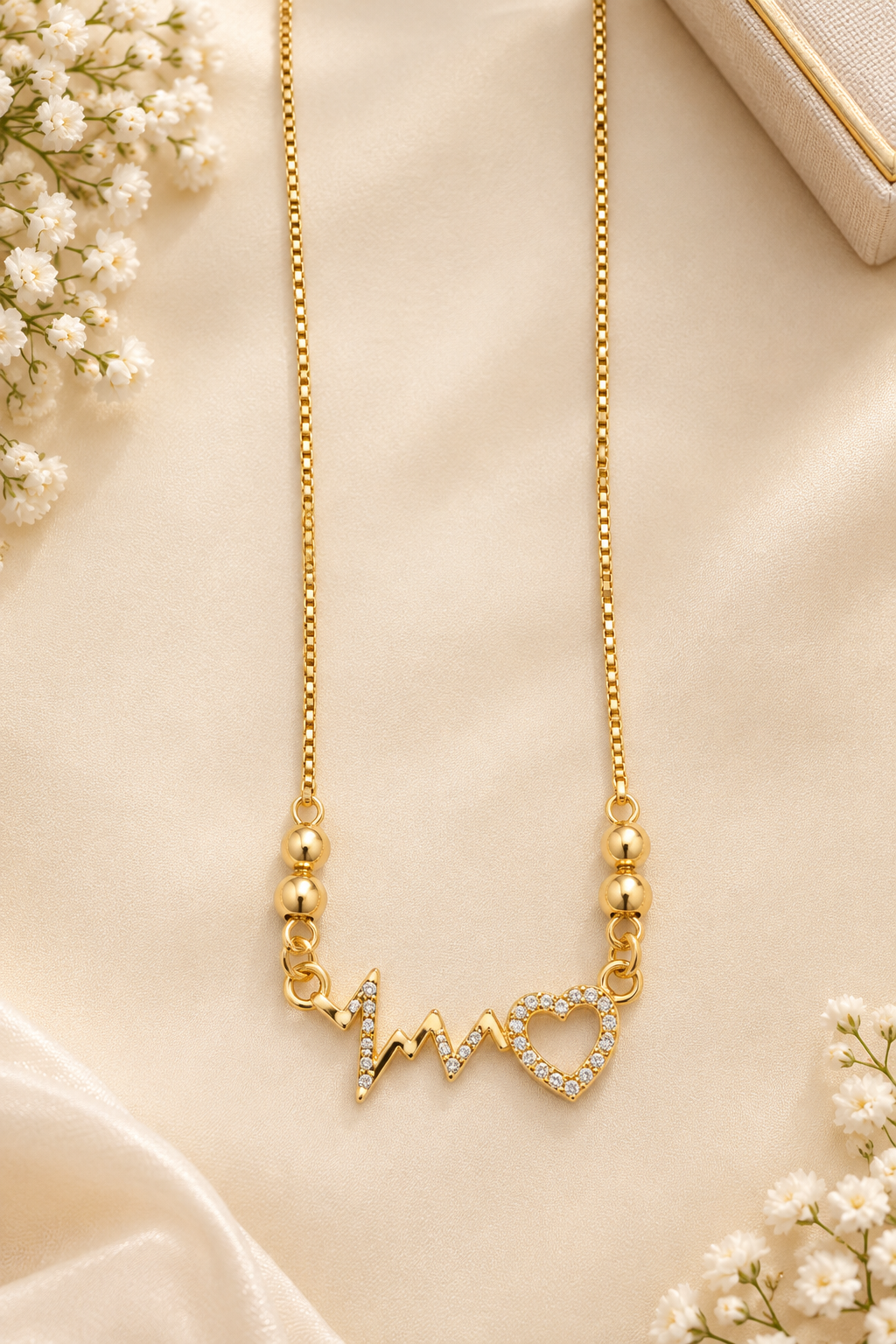 Sparkling Heartbeat Necklace