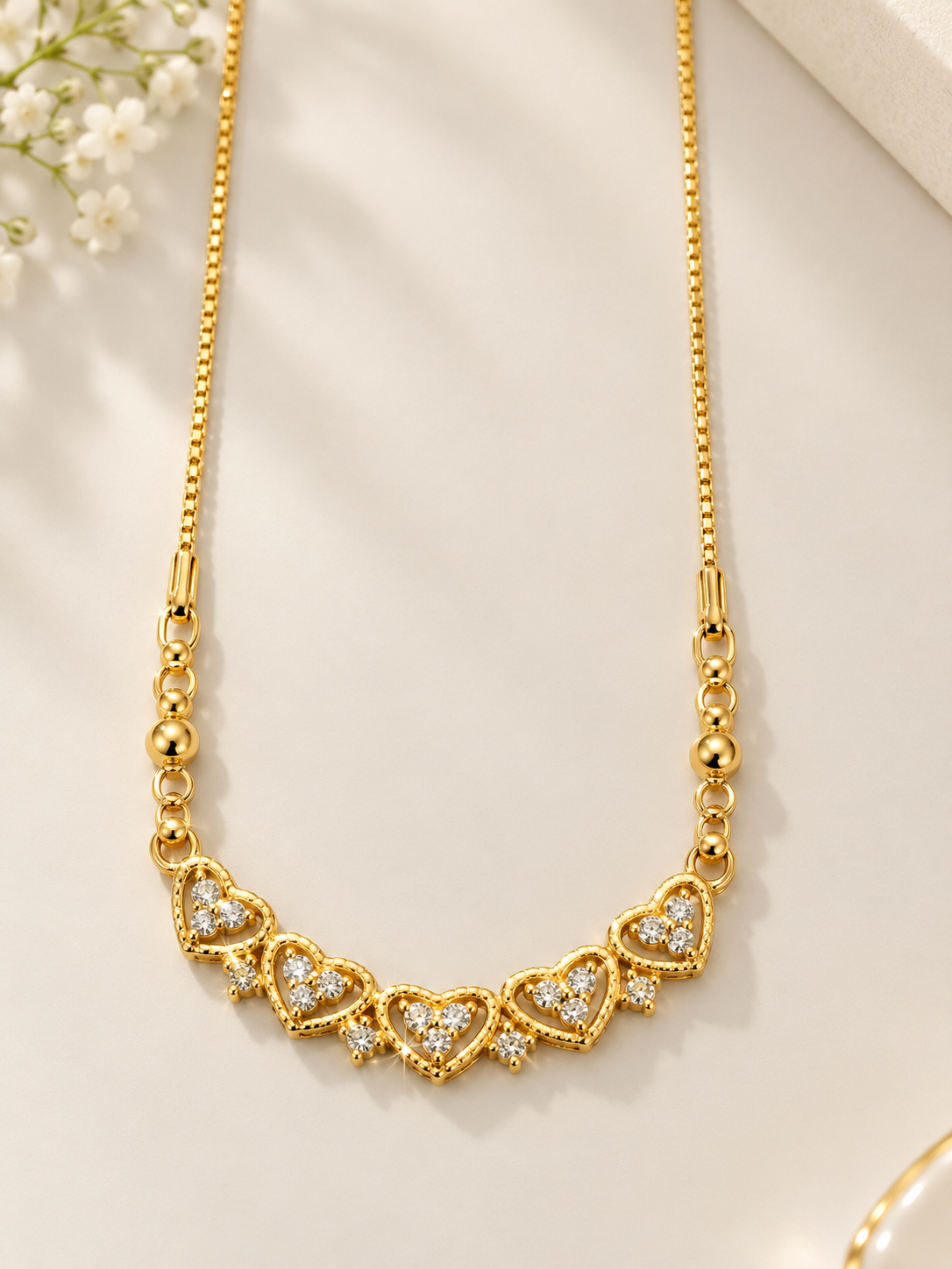 Elegant Heart Crystal Pendant