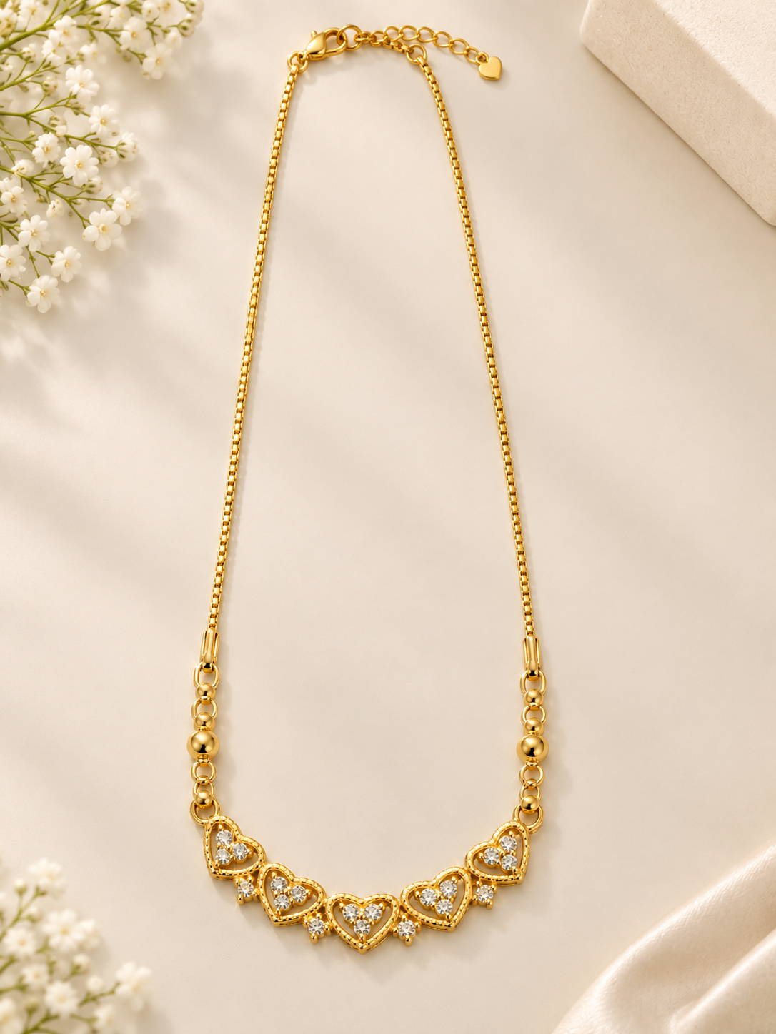 Elegant Heart Crystal Pendant