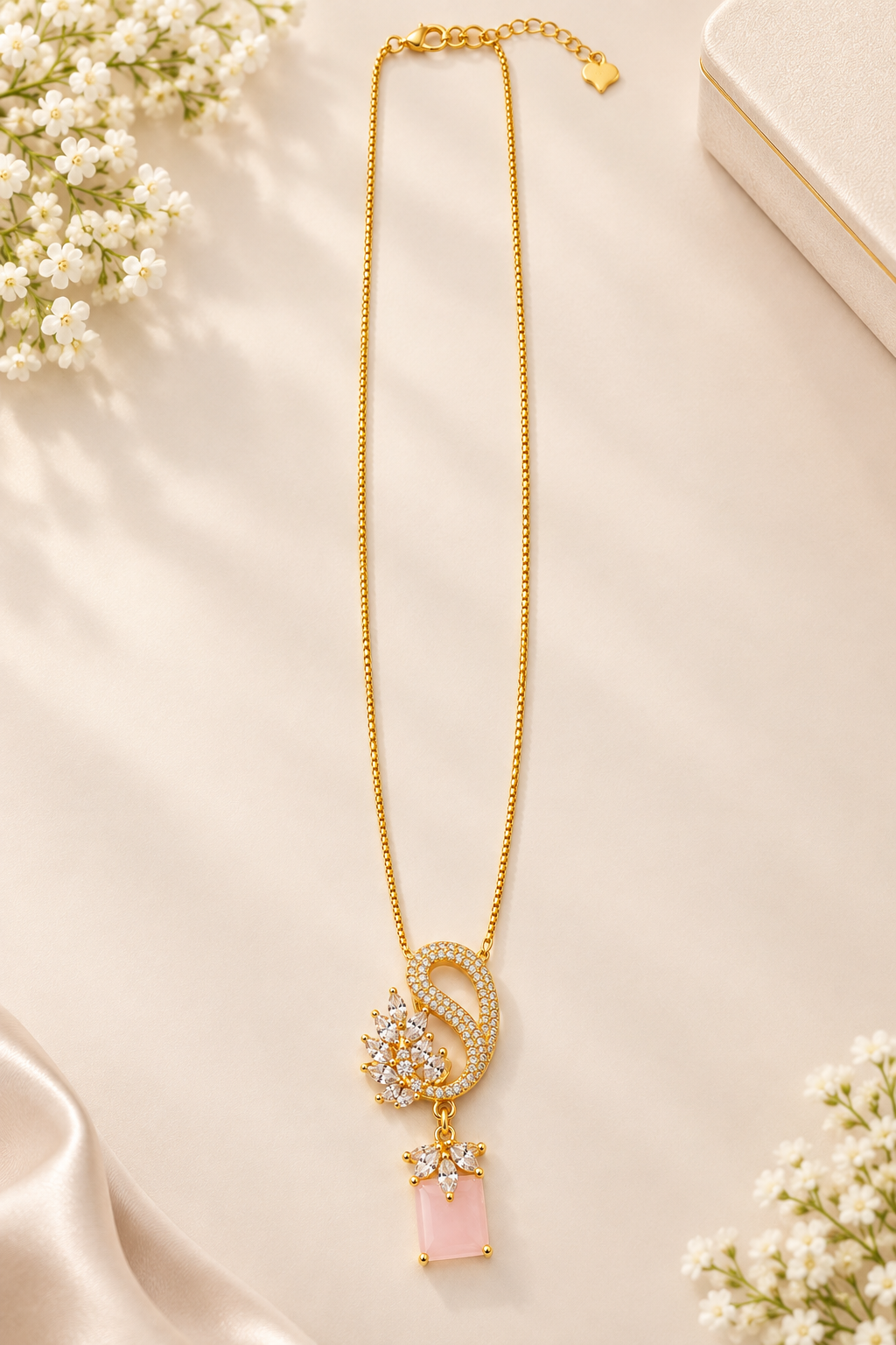 Rose Crystal S Pendant