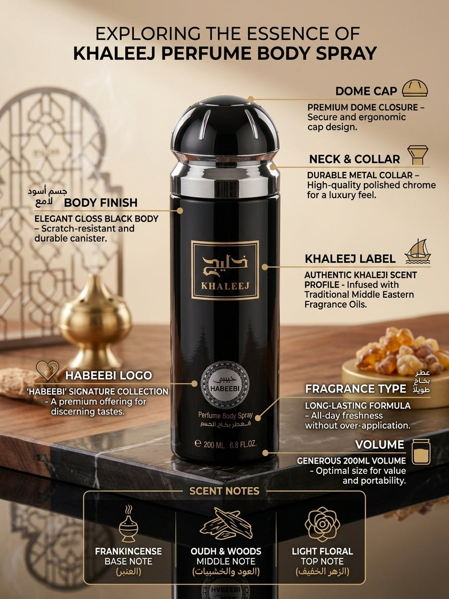 Khaleej Perfume Body Spray by Habeebi