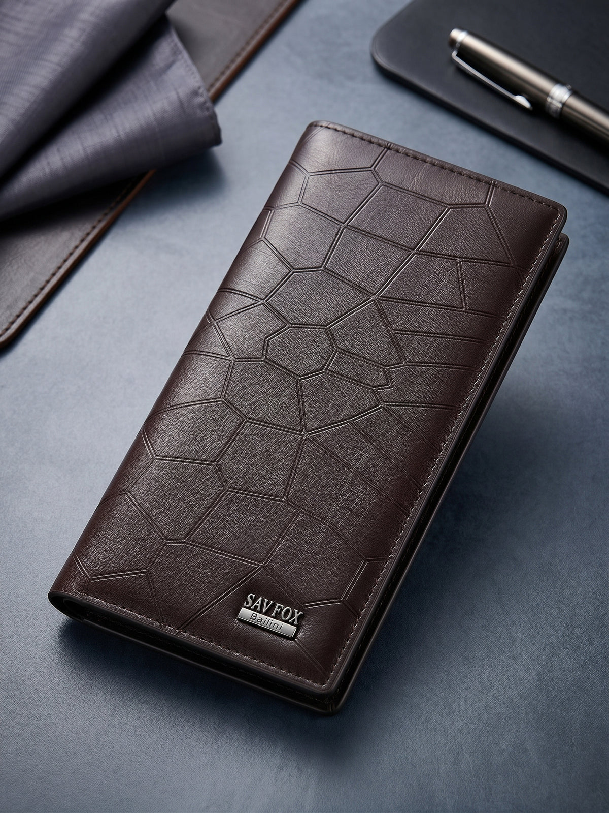 Heritage Slim Long Leather Wallet