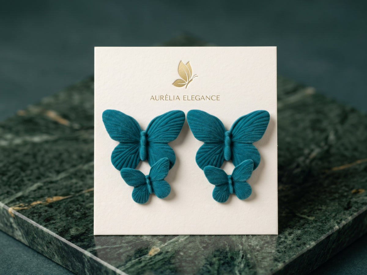 Petal & Wing Drop Earrings