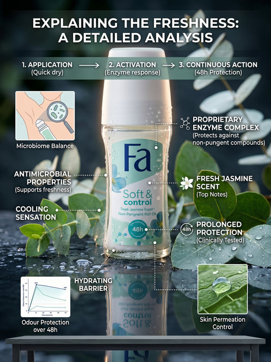 Fa Soft & Control: 48H Botanical Performance Infographic
