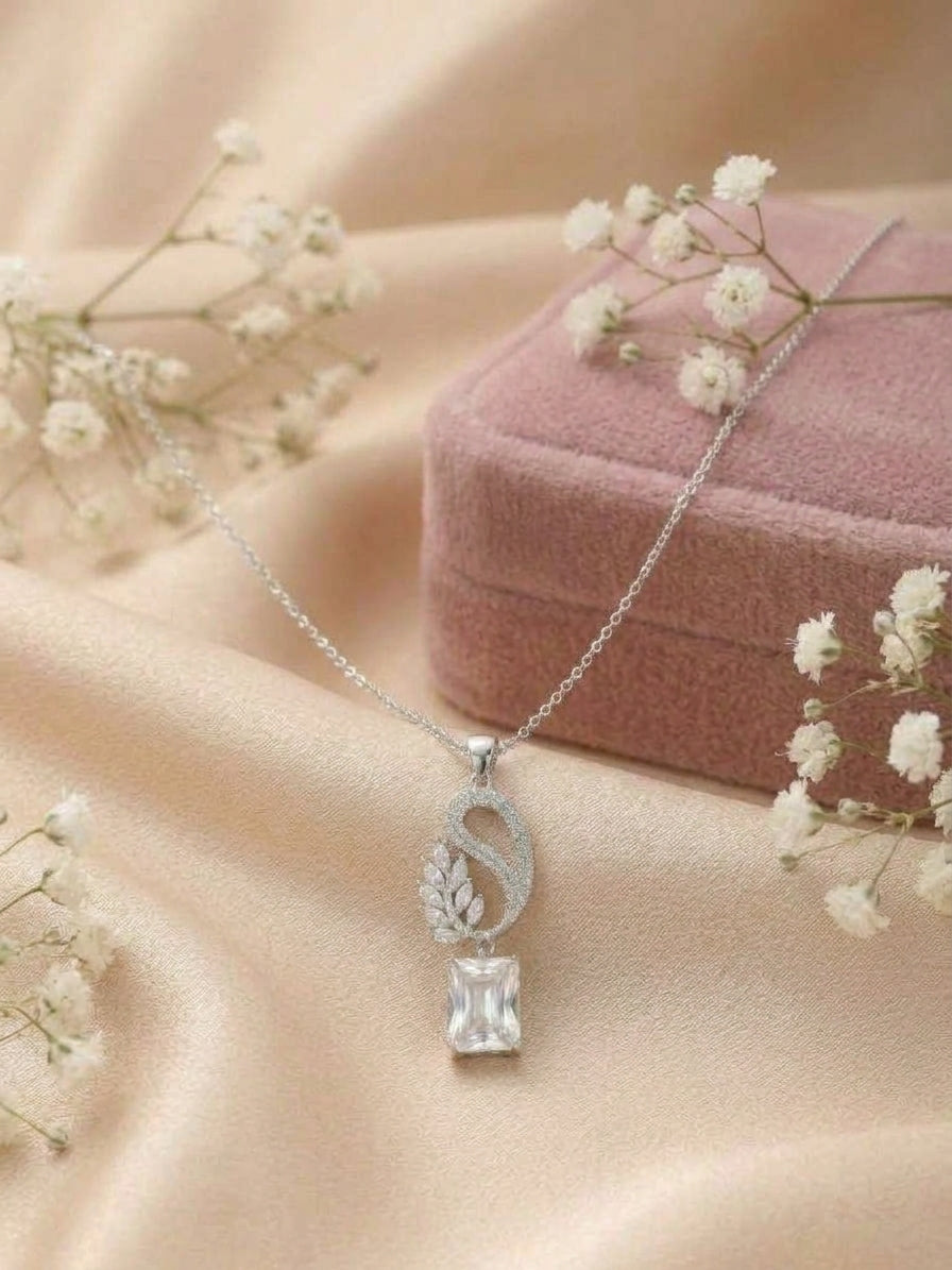 The Aurora Cushion-Cut Diamond Pendant Necklace