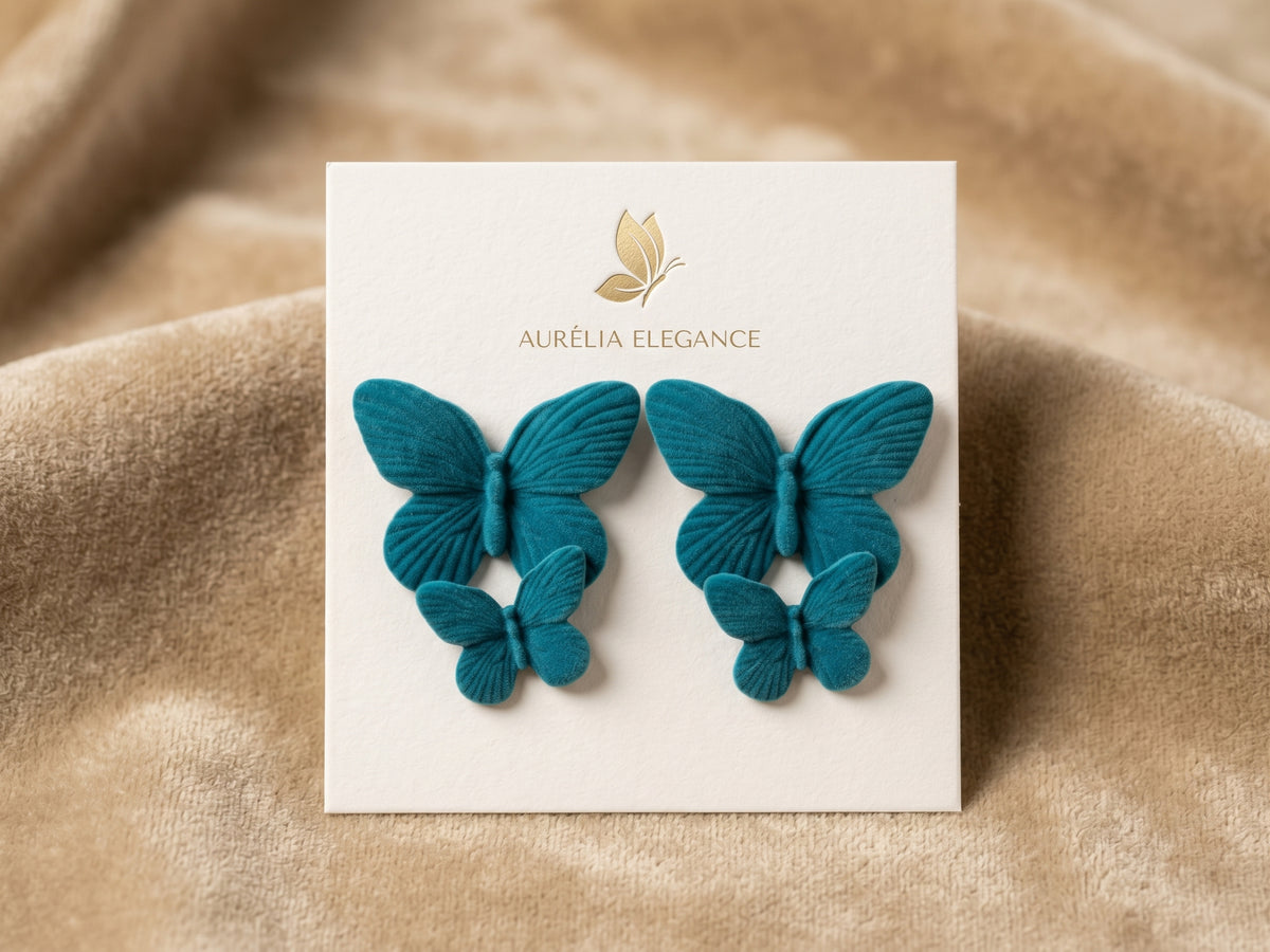Petal & Wing Drop Earrings