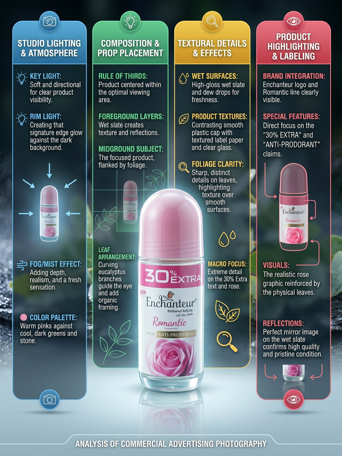 Enchanteur Romantic Perfumed Roll-On Anti-Perspirant Deodorant