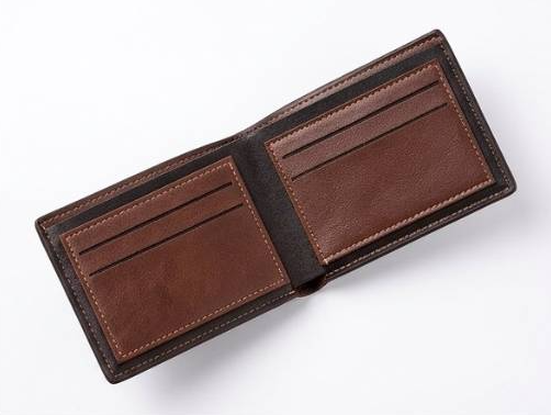 Classic Two-Tone Leather Wallet