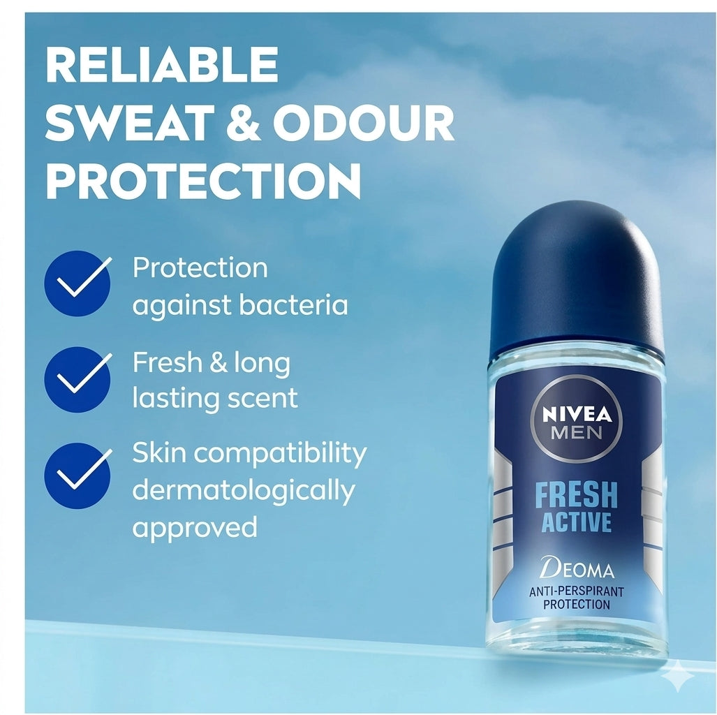 NIVEA MEN Fresh Active Anti-Perspirant Deodorant