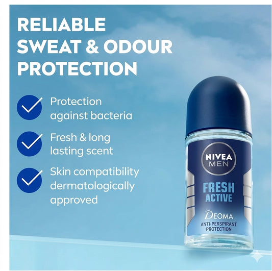 NIVEA MEN Fresh Active Anti-Perspirant Deodorant